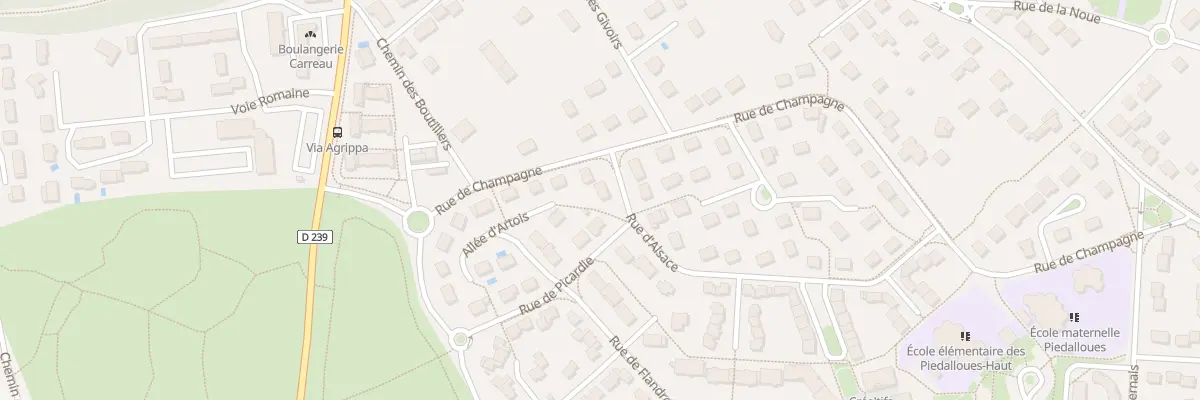 Plan du 4 Rue d’Alsace à Auxerre