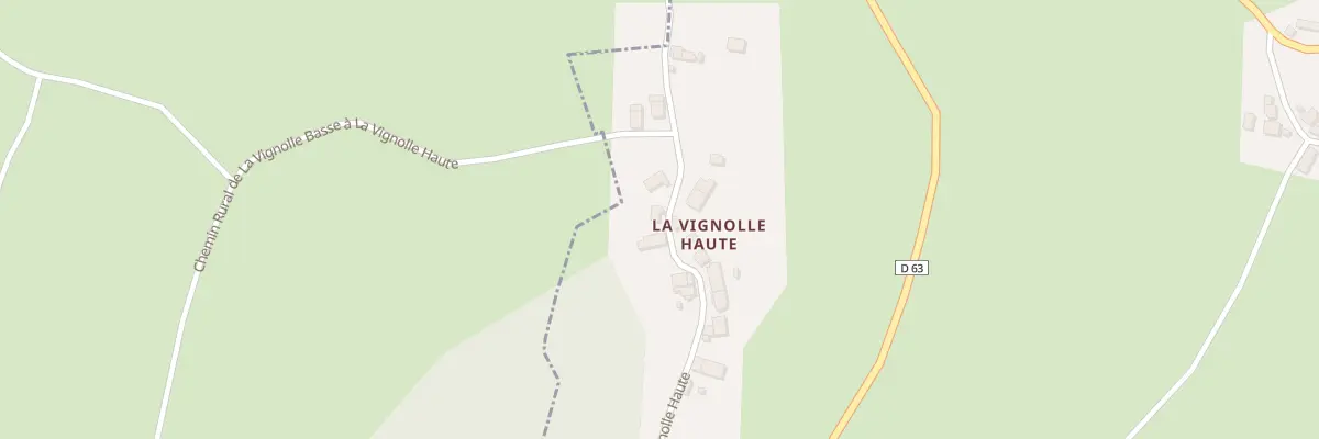 Plan du 5373 La Vignolle Haute à Lachaux