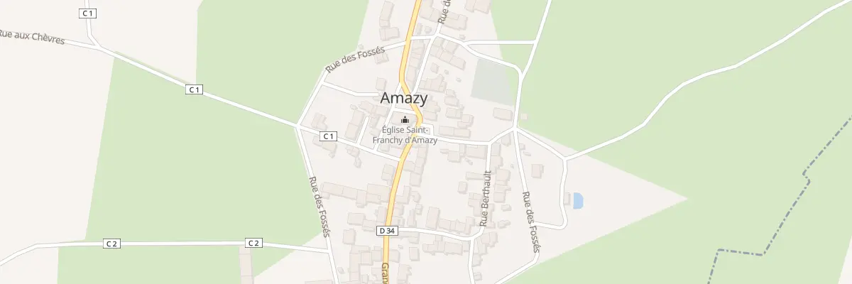 Plan du 48 Le Bourg à Amazy