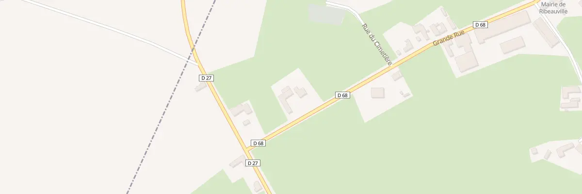 Plan du 18 Gr Grande Rue à Ribeauville
