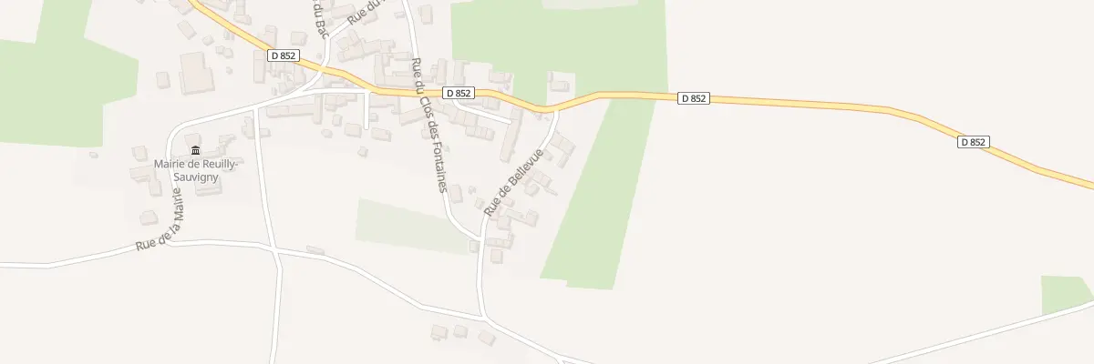 Plan du 9 Rue de Bellevue à Reuilly-Sauvigny