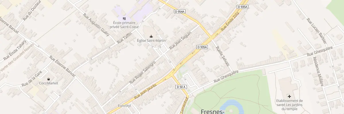 Plan du 30 Rue Jeanne d’Arc à Fresnes-sur-Escaut