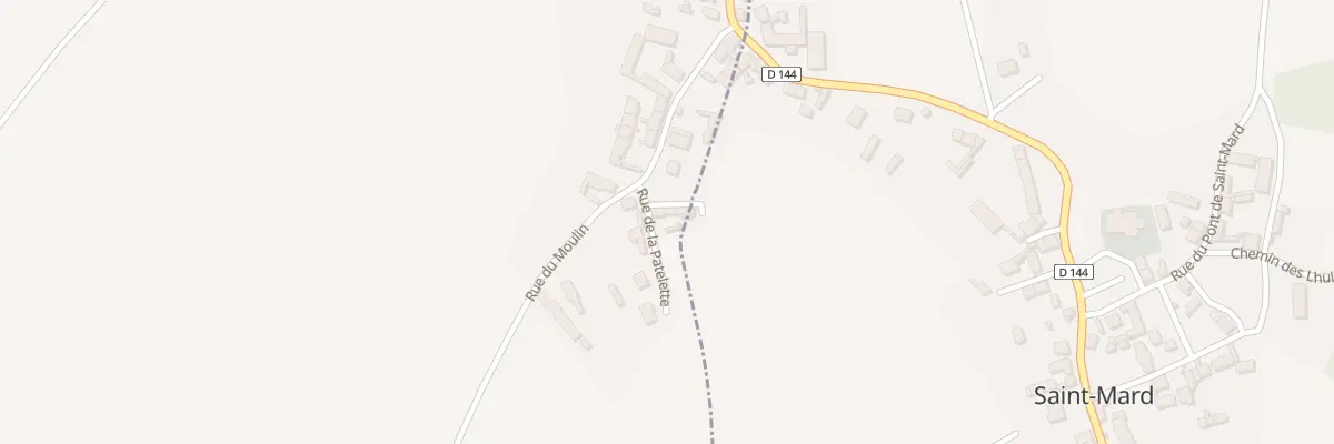Plan du 1 Rue de la Patelette à Cys-la-Commune