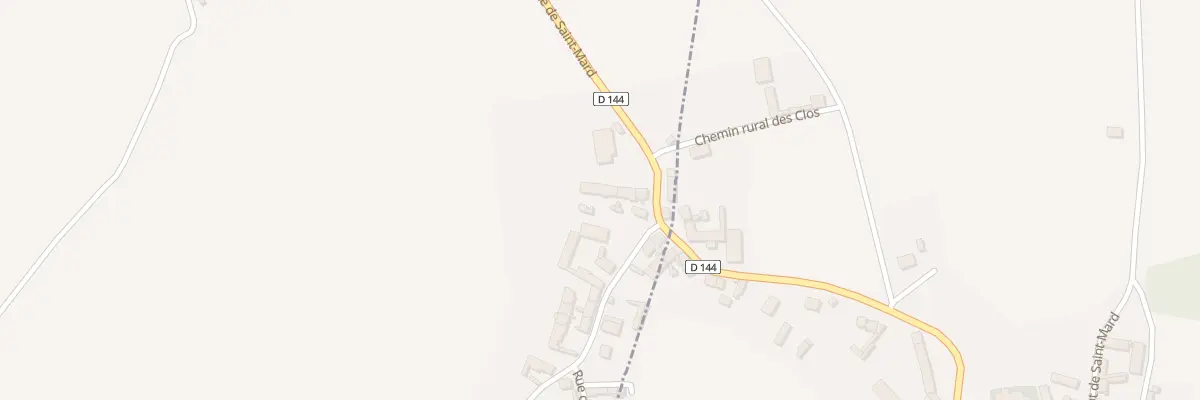 Plan du 12 Rte de Saint-Mard à Cys-la-Commune