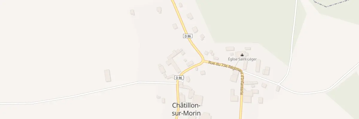 Plan du 4 Rue du General de Gaulle à Châtillon-sur-Morin