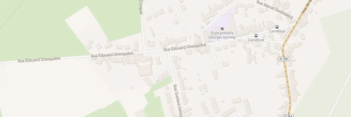 Plan du 666 Rue Gustave Delory à Vieux-Condé