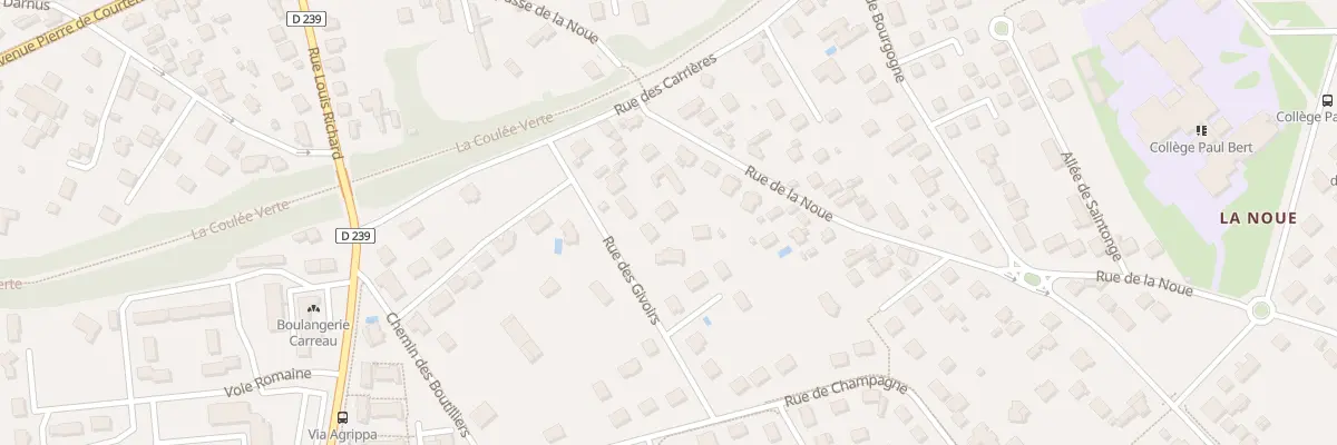 Plan du 11 Rue des Givoirs à Auxerre
