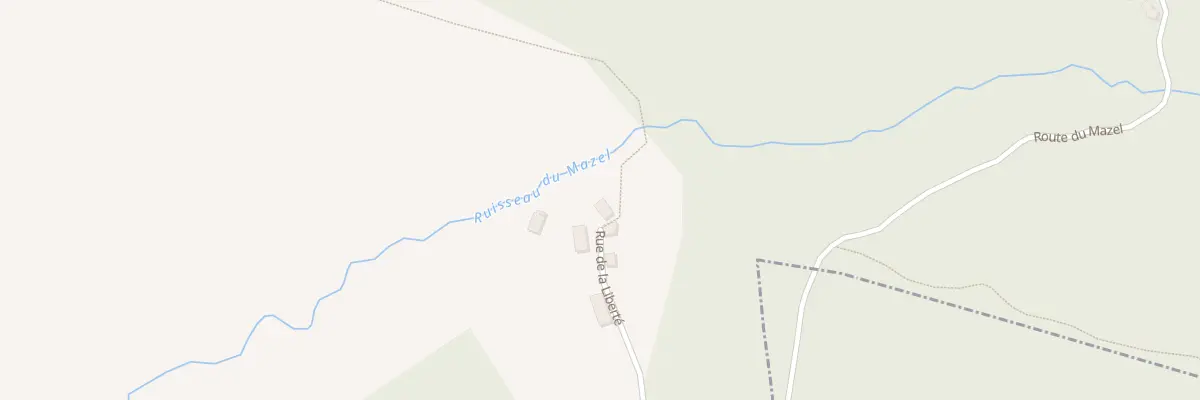 Plan du 5089 Les Sausses à Mazerat-Aurouze
