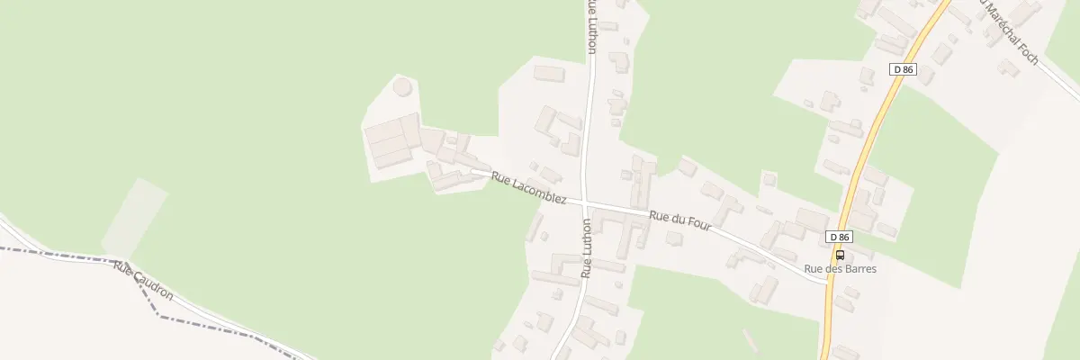 Plan du 2 Rue Lacomblez à Neuville-en-Avesnois