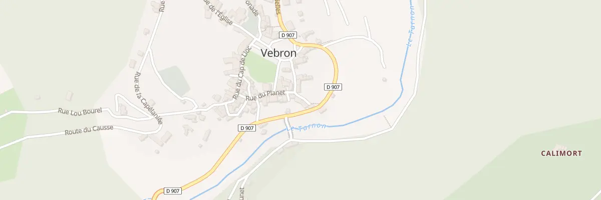 Plan du 5164 Vebron Village à Vebron