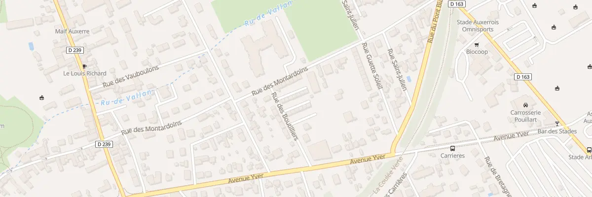 Plan du 3W Rue des Boutilliers à Champs-sur-Yonne