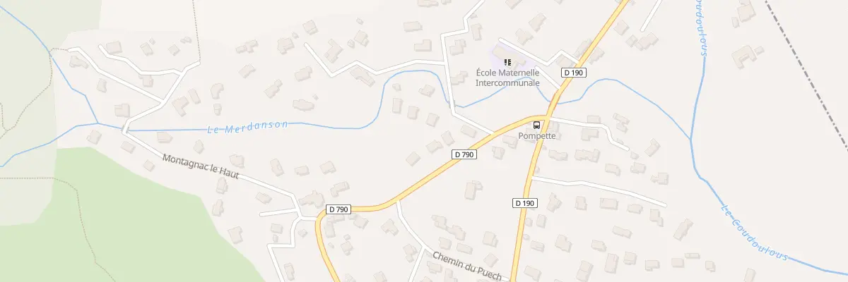 Plan du 5551 Le Puech à Molières-Cavaillac
