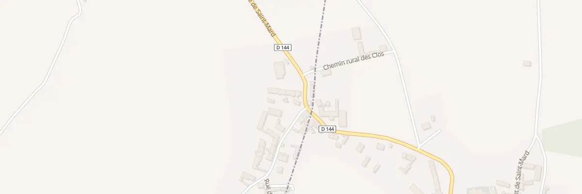 Plan du 10 Rte de Saint-Mard à Cys-la-Commune