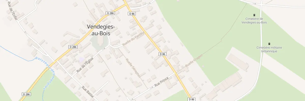 Plan du 7 Gr Grand Rue à Vendegies-au-Bois
