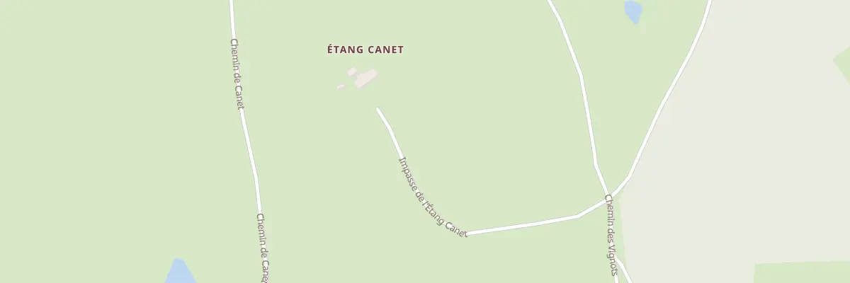 Plan du 5163 Etang Cane à Saint-Christophe-en-Bourbonnais