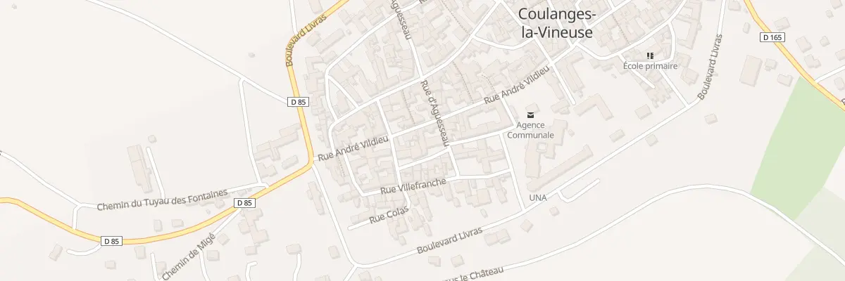 Plan du 275 Le Village à Coulanges-la-Vineuse