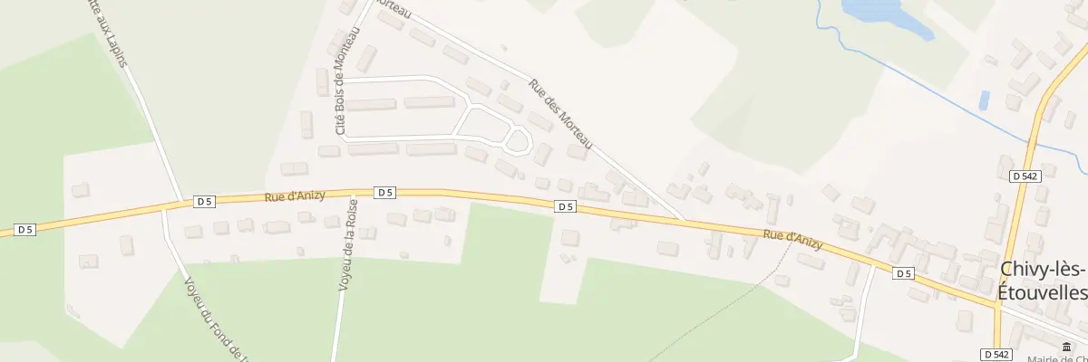 Plan du 23 Cité Bois du Morteau à Chivy-lès-Étouvelles