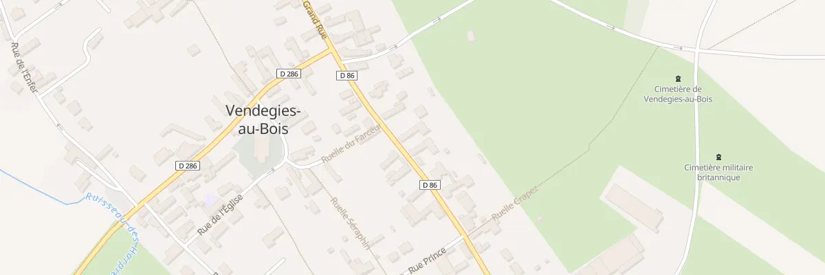 Plan du 20 Gr Grand Rue à Vendegies-au-Bois
