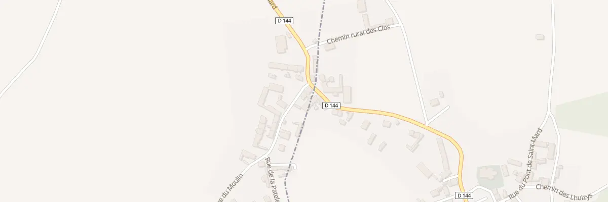 Plan du 1 Rue du Moulin à Cys-la-Commune
