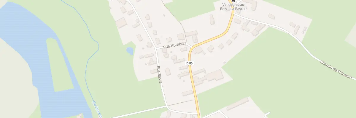 Plan du 6 Rue du Cateau à Vendegies-au-Bois