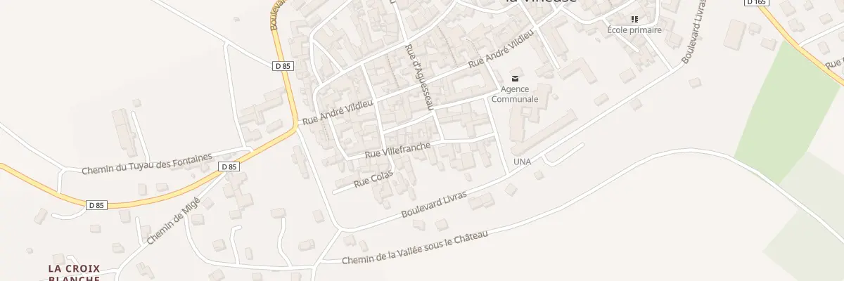 Plan du 302 Le Village à Coulanges-la-Vineuse