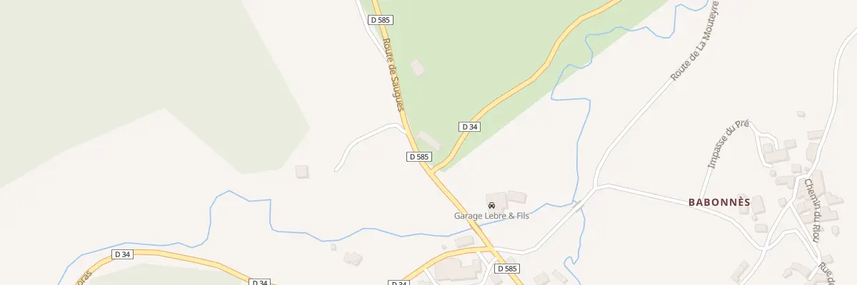 Plan du 5136 Babonnes à Thoras
