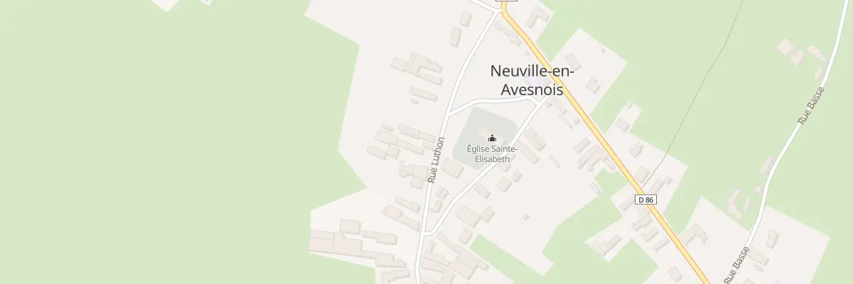 Plan du 25 Rue Luthon à Neuville-en-Avesnois