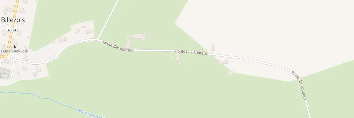 Plan du 10 Rte des Andraux à Billezois