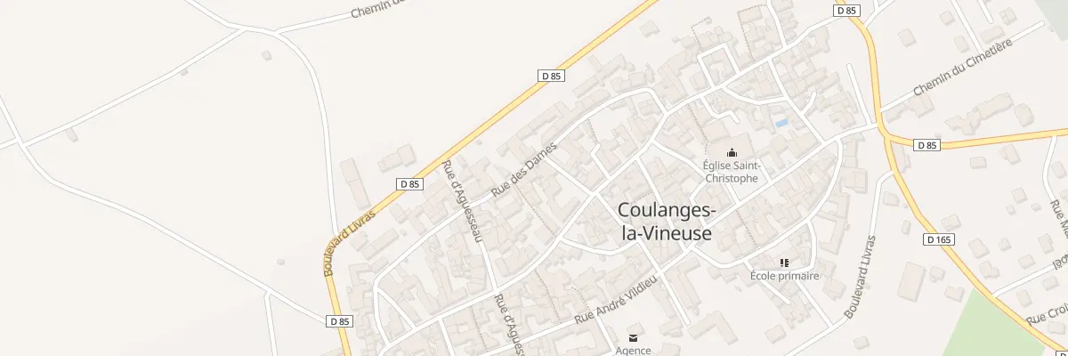 Plan du 161 Le Village à Coulanges-la-Vineuse