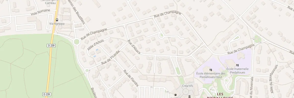 Plan du 9 Rue d’Alsace à Auxerre