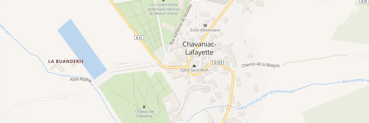 Plan du 5078 Le Bourg à Chavaniac-Lafayette