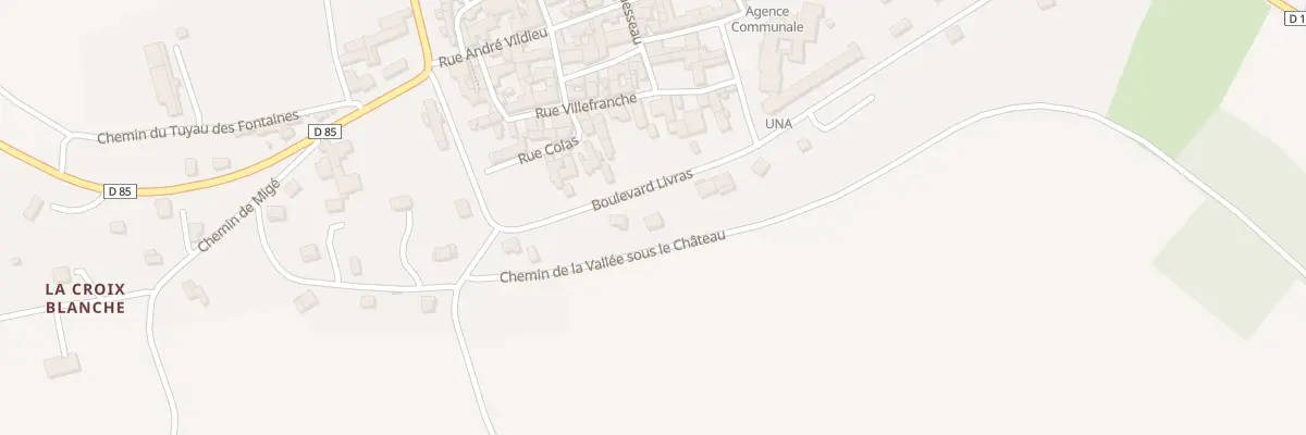 Plan du 28 Bd Livras à Coulanges-la-Vineuse