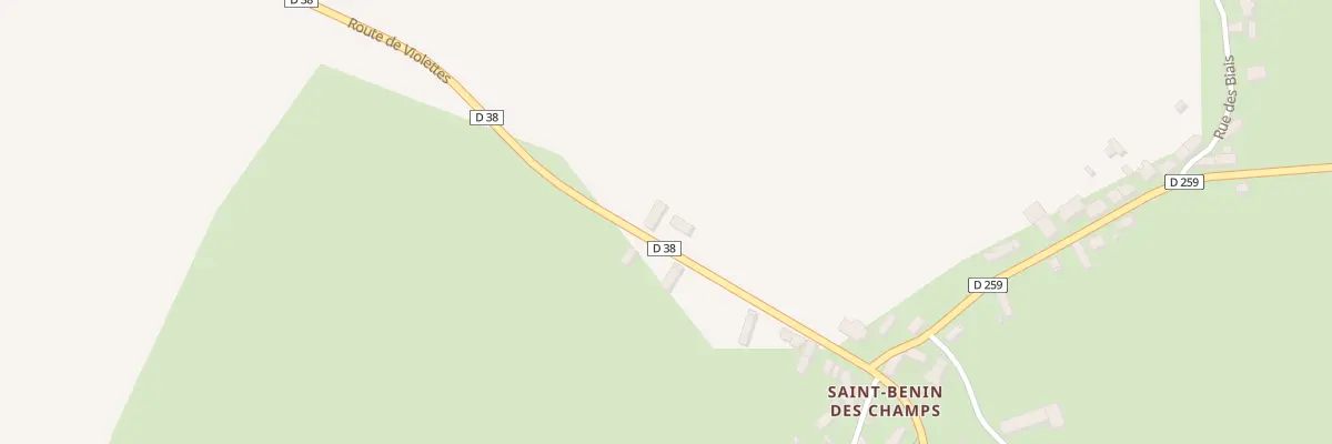 Plan du 1 Rte des Violettes à Montapas