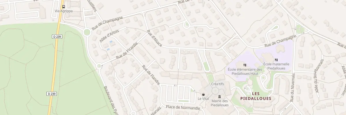 Plan du 20 Rue d’Alsace à Auxerre