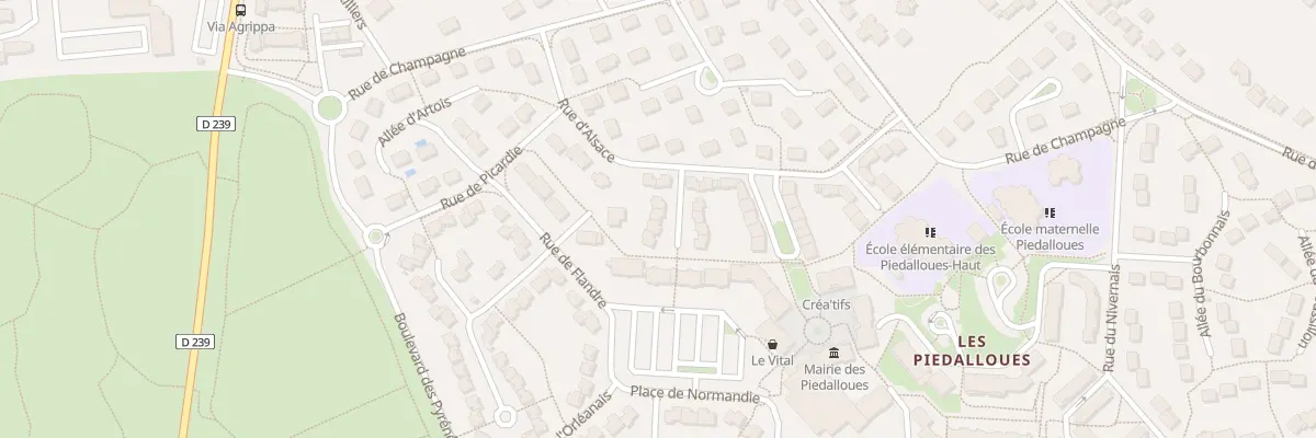 Plan du 18 Rue d’Alsace à Auxerre