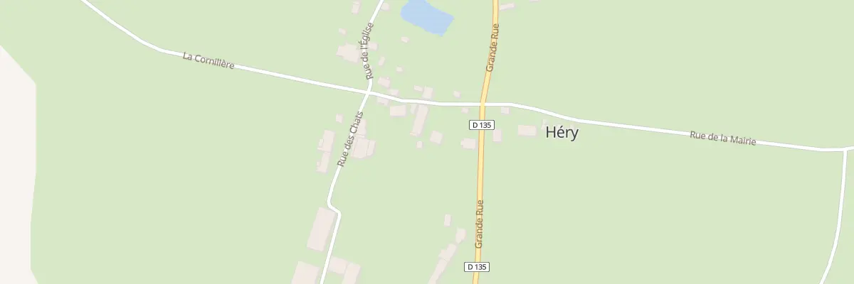 Plan du 2 Rue de l’Église à Héry