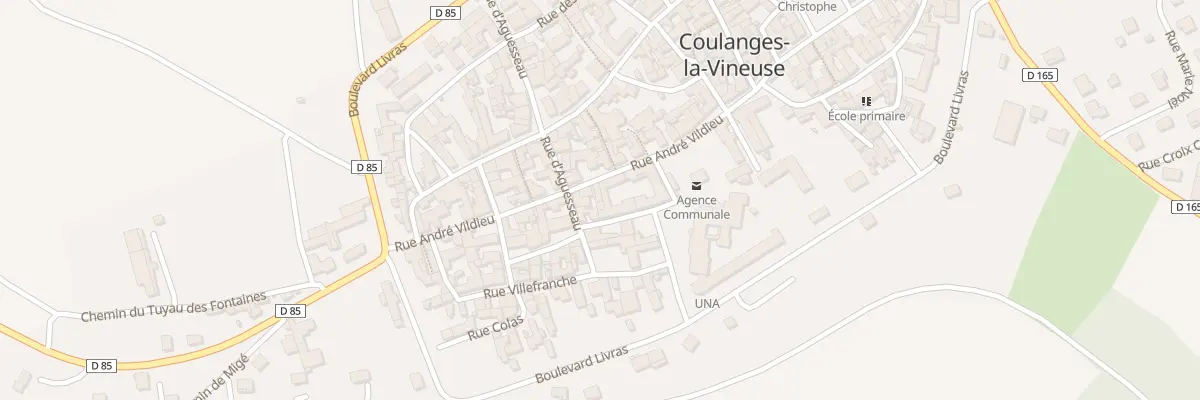 Plan du 45 Rue Aguesseau à Coulanges-la-Vineuse