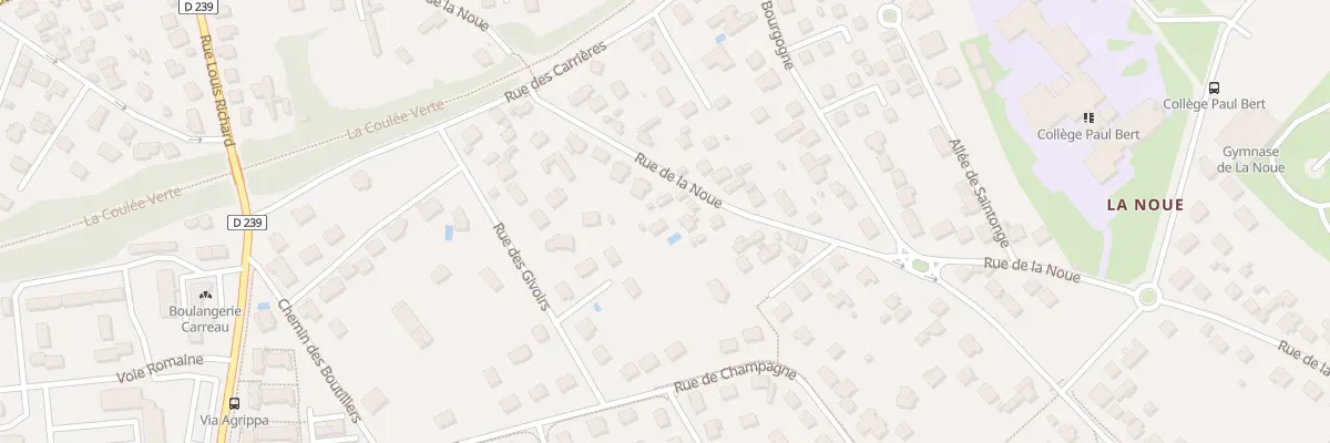 Plan du 18 Rue de la Noue à Auxerre