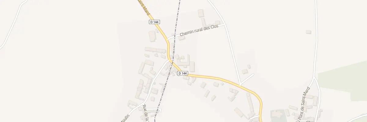 Plan du 12 Rte de Rhu à Saint-Mard