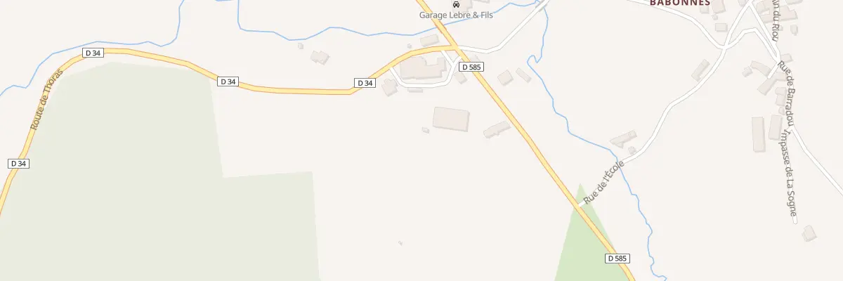 Plan du 5161 Sogne Dous Pis à Thoras