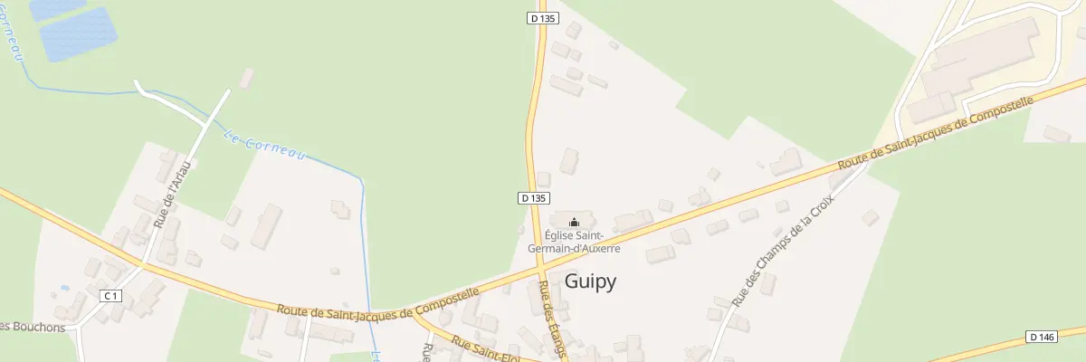 Plan du 2 Rue Vauban à Guipy