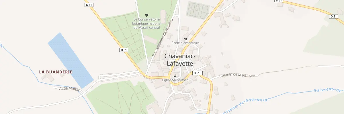 Plan du 5 Pl Georges Washington à Chavaniac-Lafayette