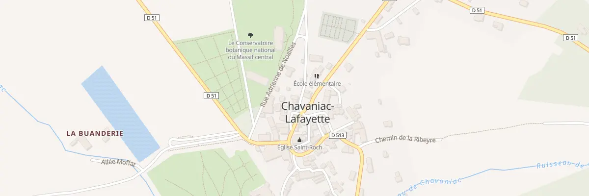 Plan du 5086 Le Bourg à Chavaniac-Lafayette