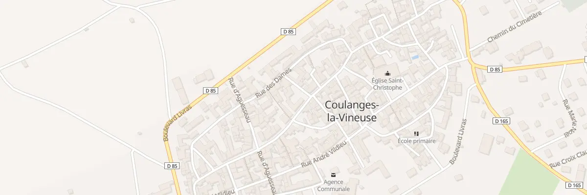 Plan du 36 Rue Marcel Hugot à Coulanges-la-Vineuse