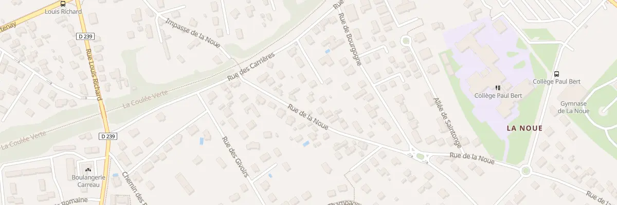 Plan du 9 Rue de la Noue à Auxerre