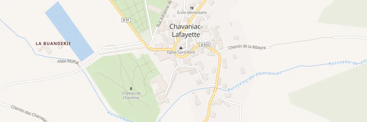 Plan du 5059 Le Bourg à Chavaniac-Lafayette