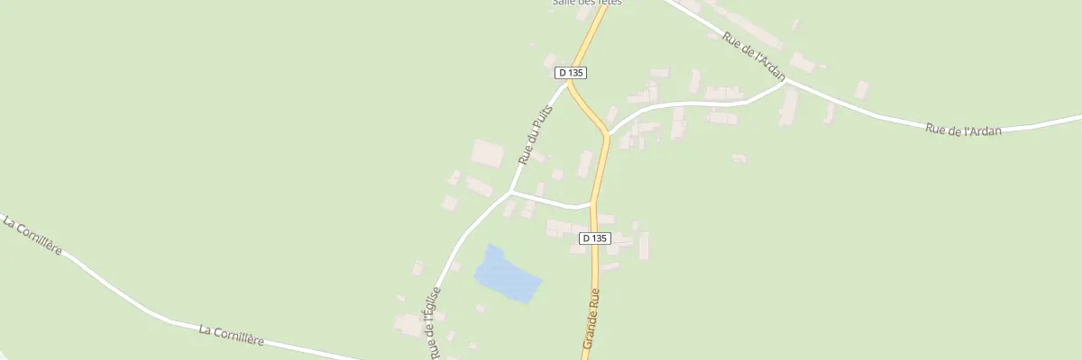 Plan du 14 Le Bourg à Héry
