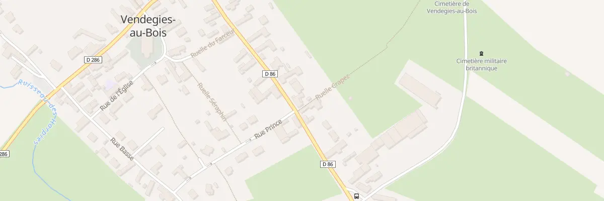 Plan du 10 Grand’Rue à Vendegies-au-Bois