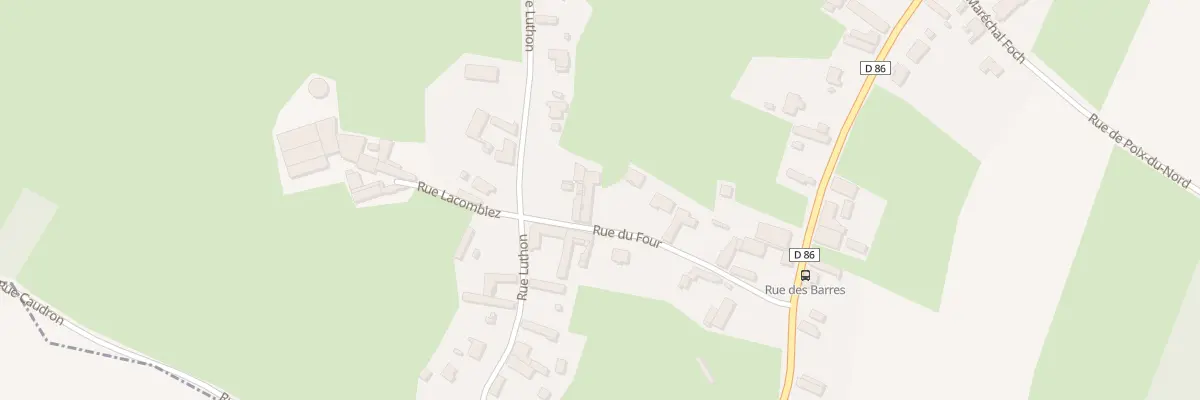 Plan du 6 Rue du Four à Neuville-en-Avesnois