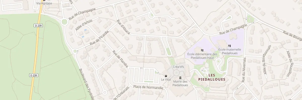 Plan du 7 All du Jura à Auxerre